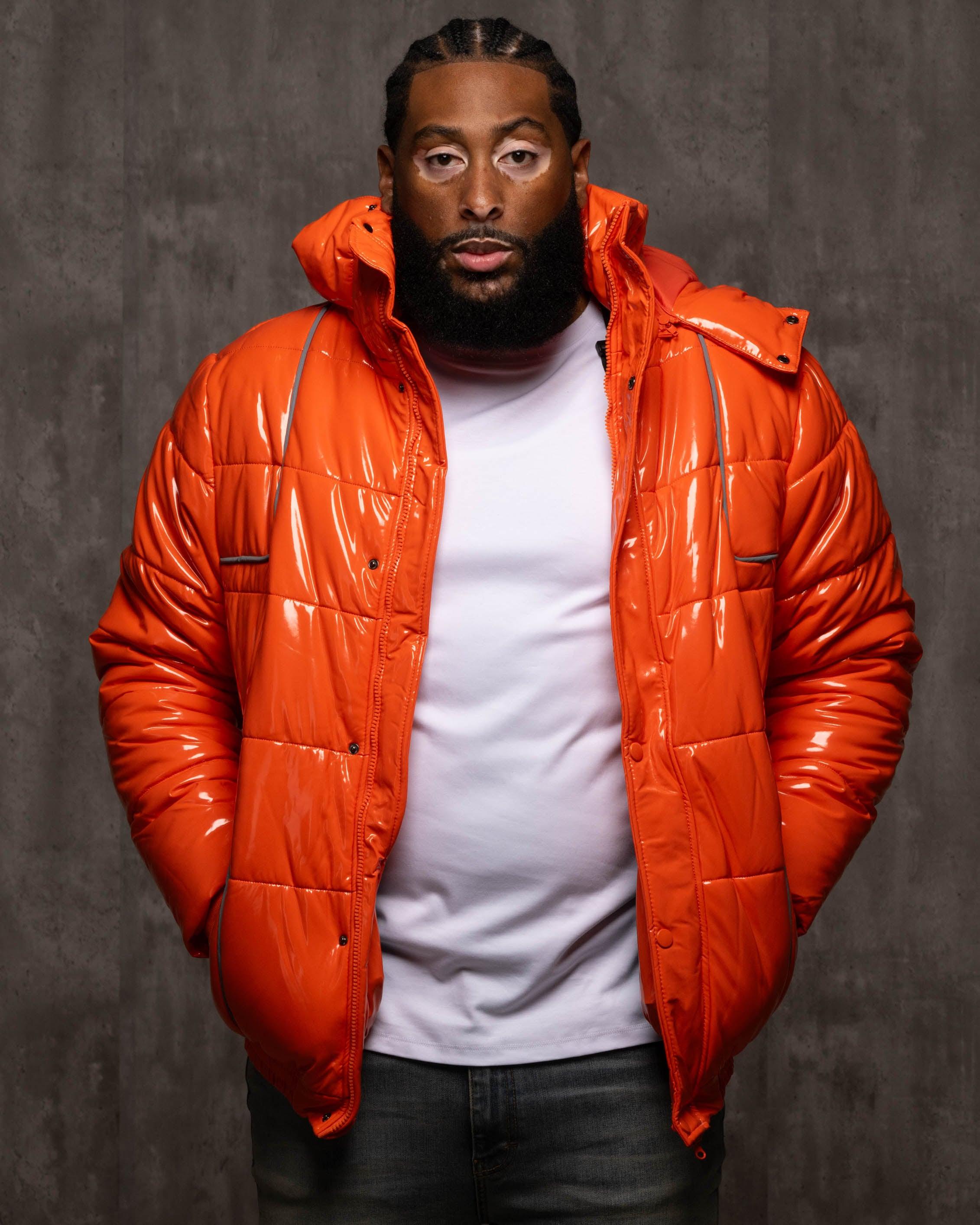 Milano Puffer Orange Jacket Rouge Puffer Jacket Milano Orange