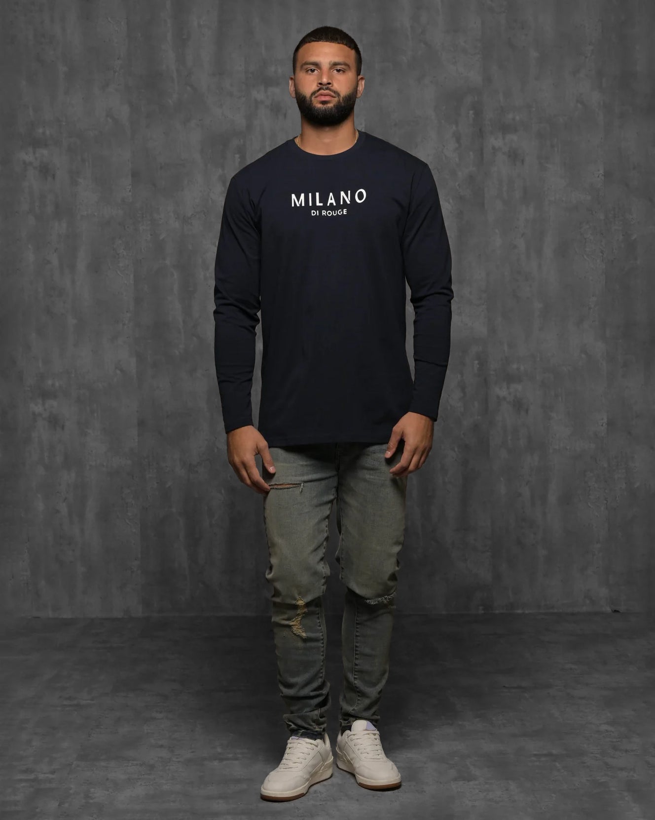 Men's Long Sleeve Lux Signature Tee