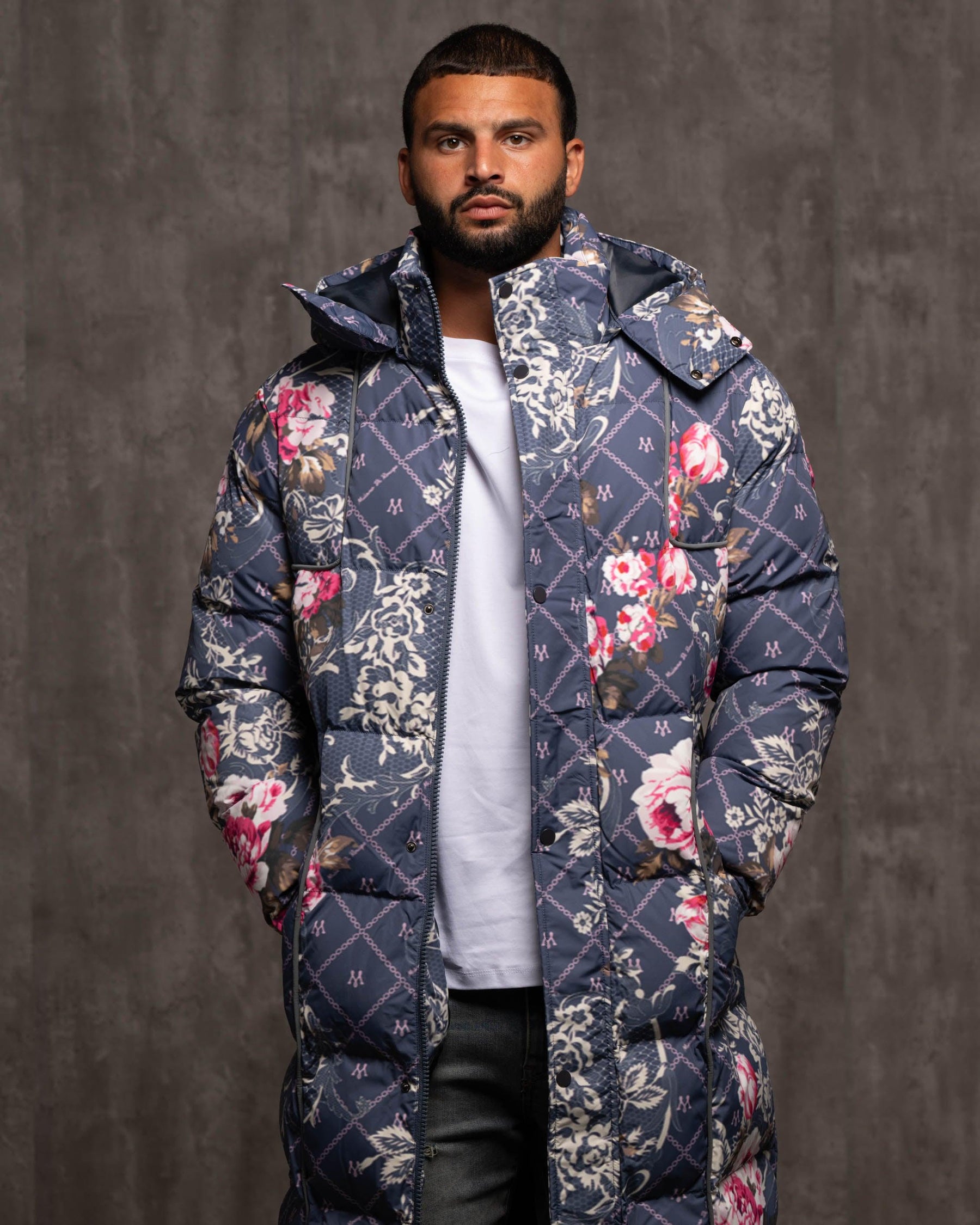 Navy/Print