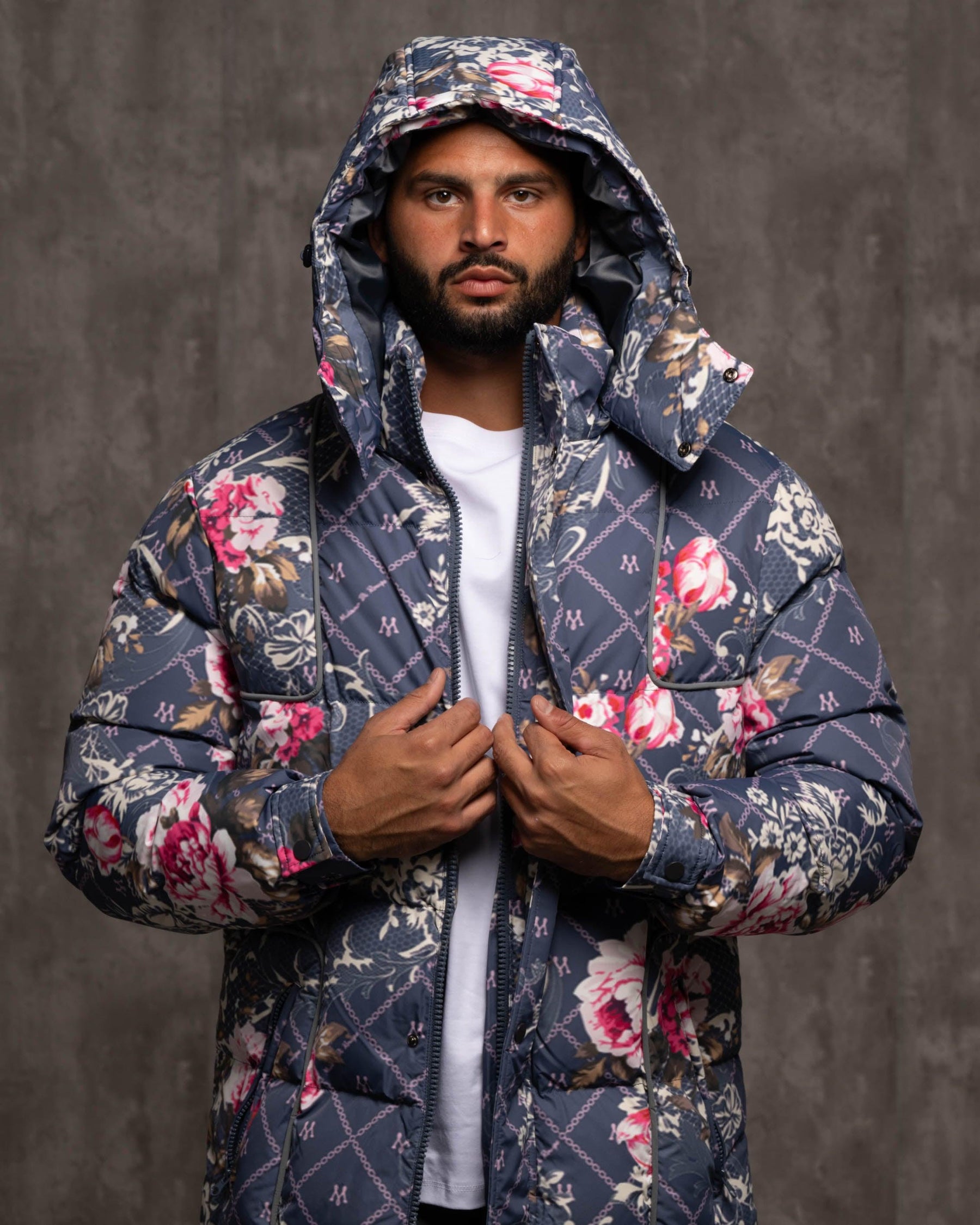 Navy/Print