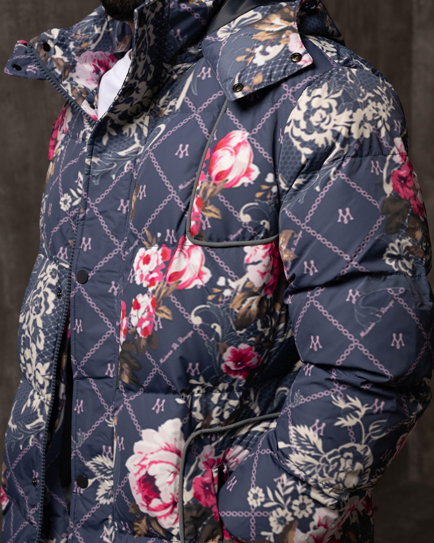 Navy/Print