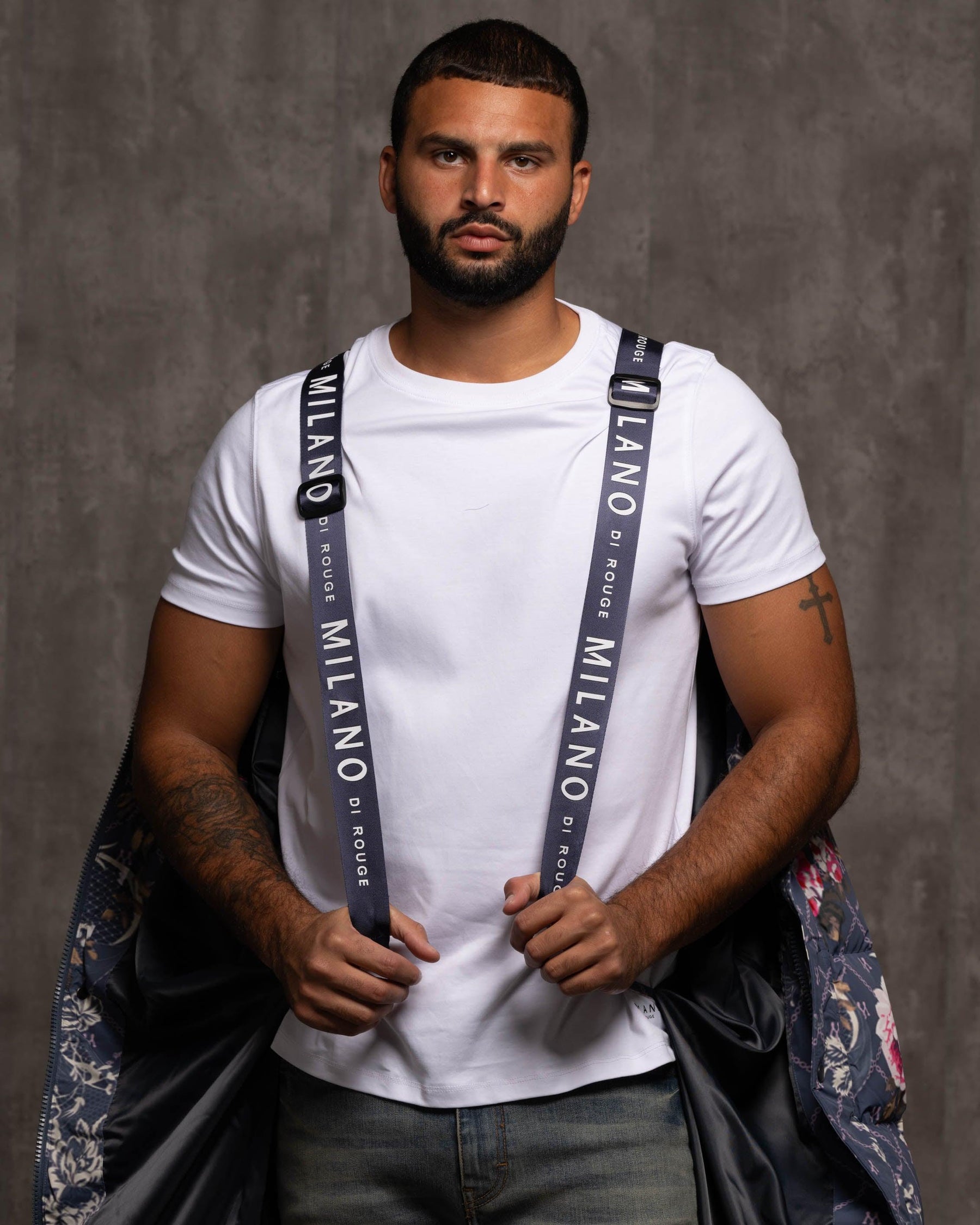 Navy/Print