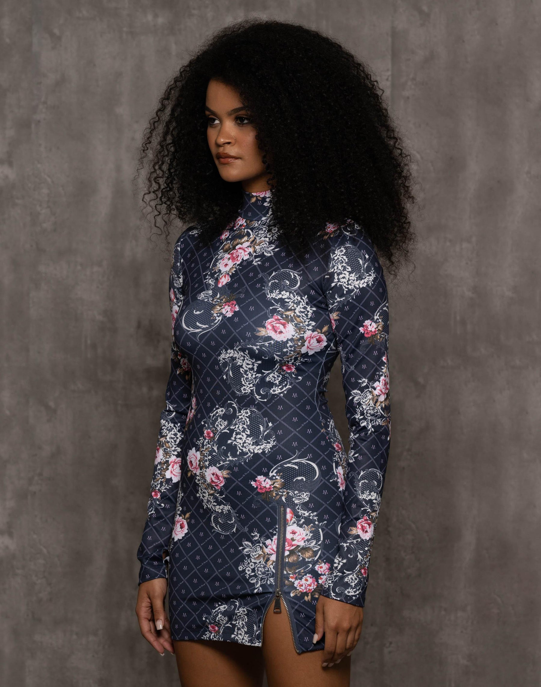 Navy/Print