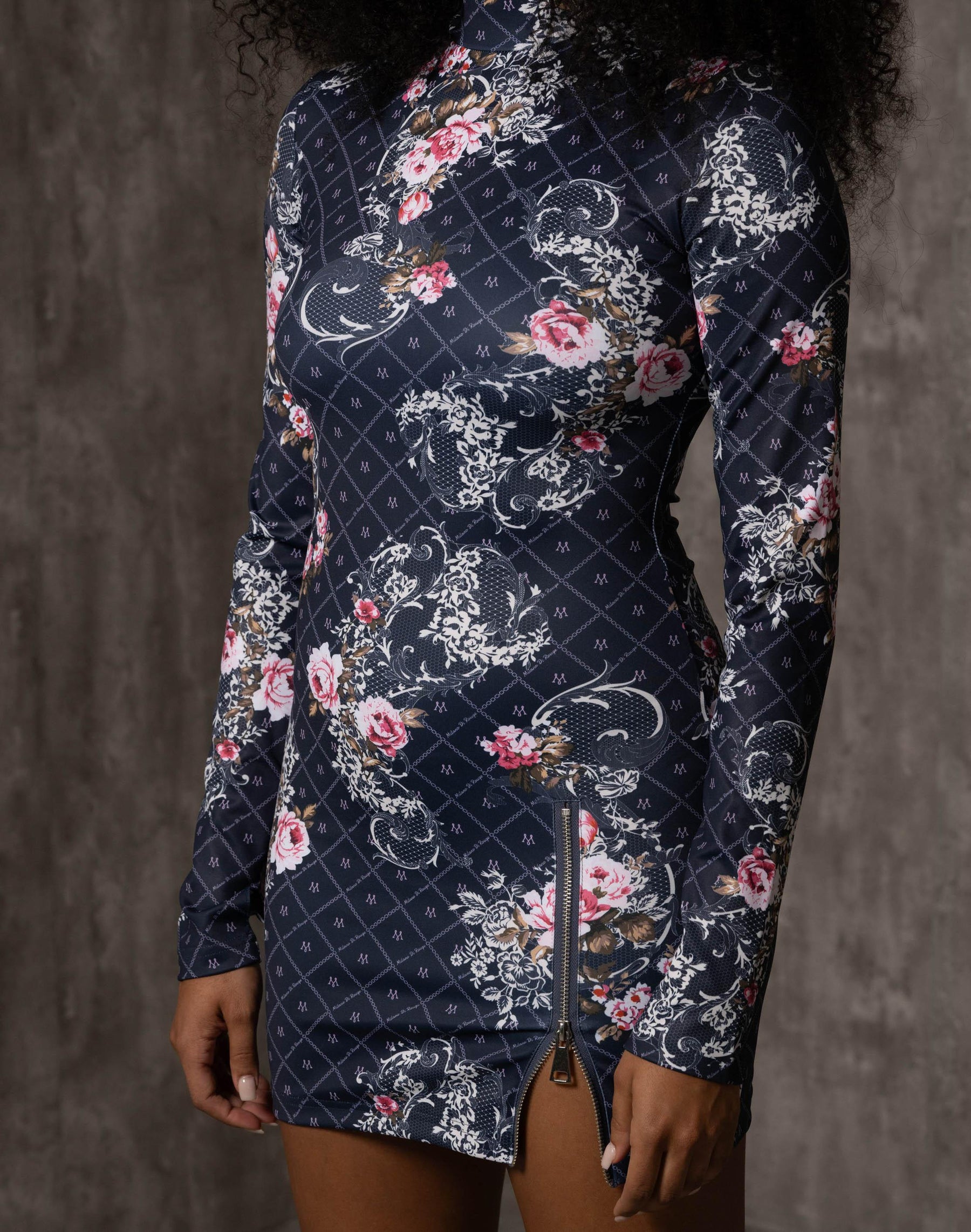 Navy/Print