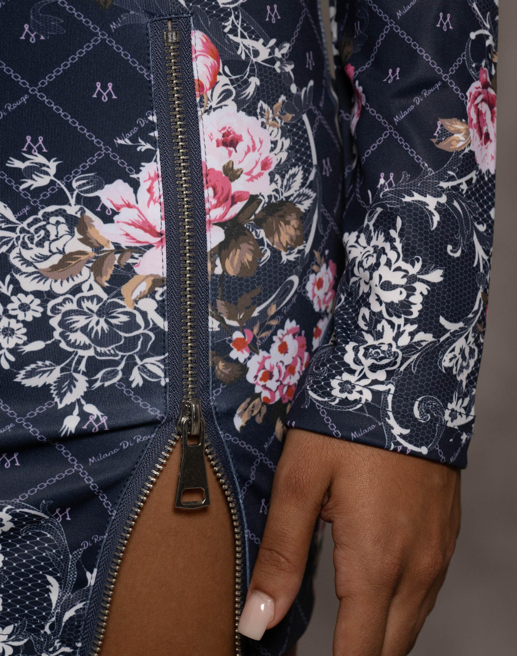 Navy/Print