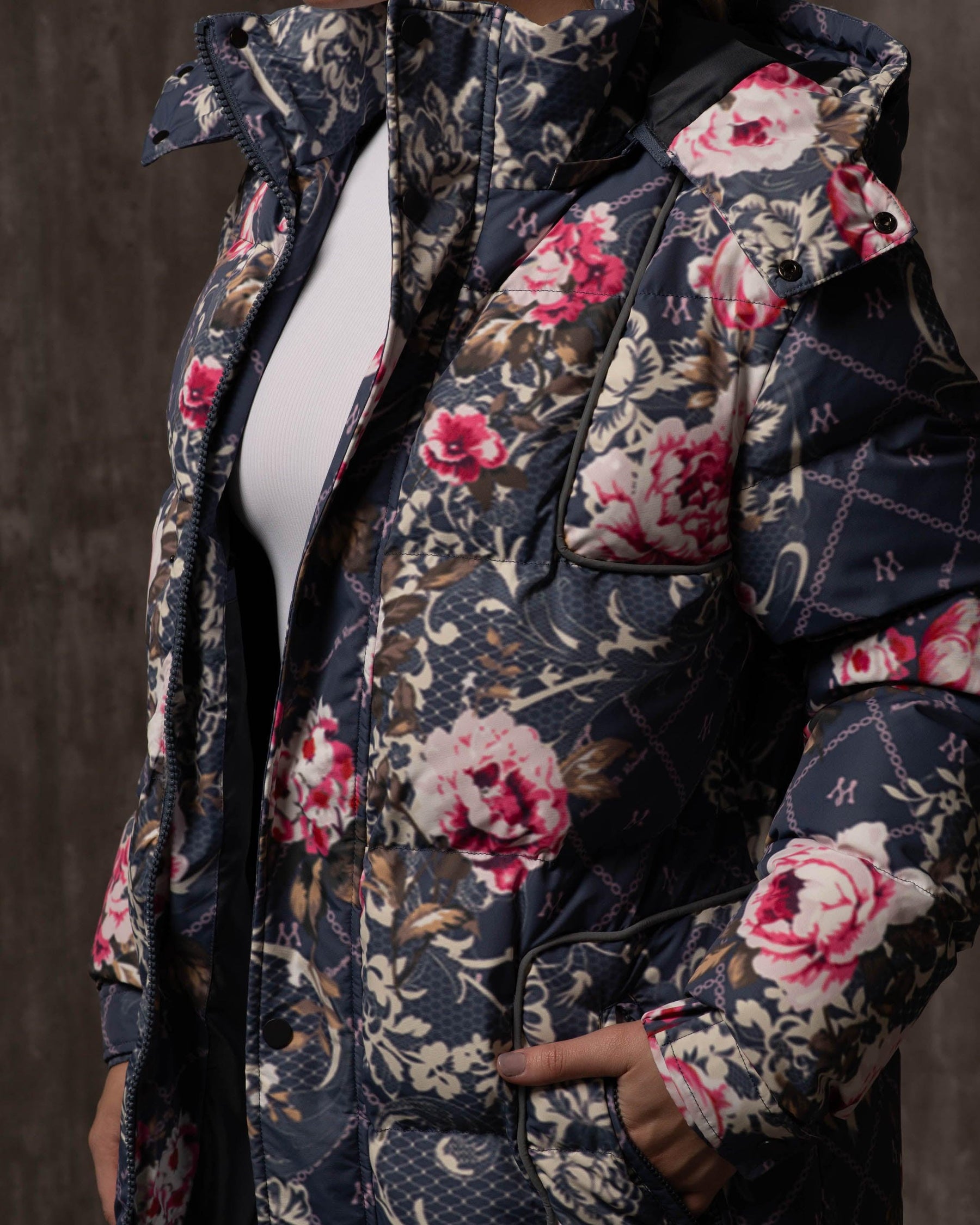 Navy/Print