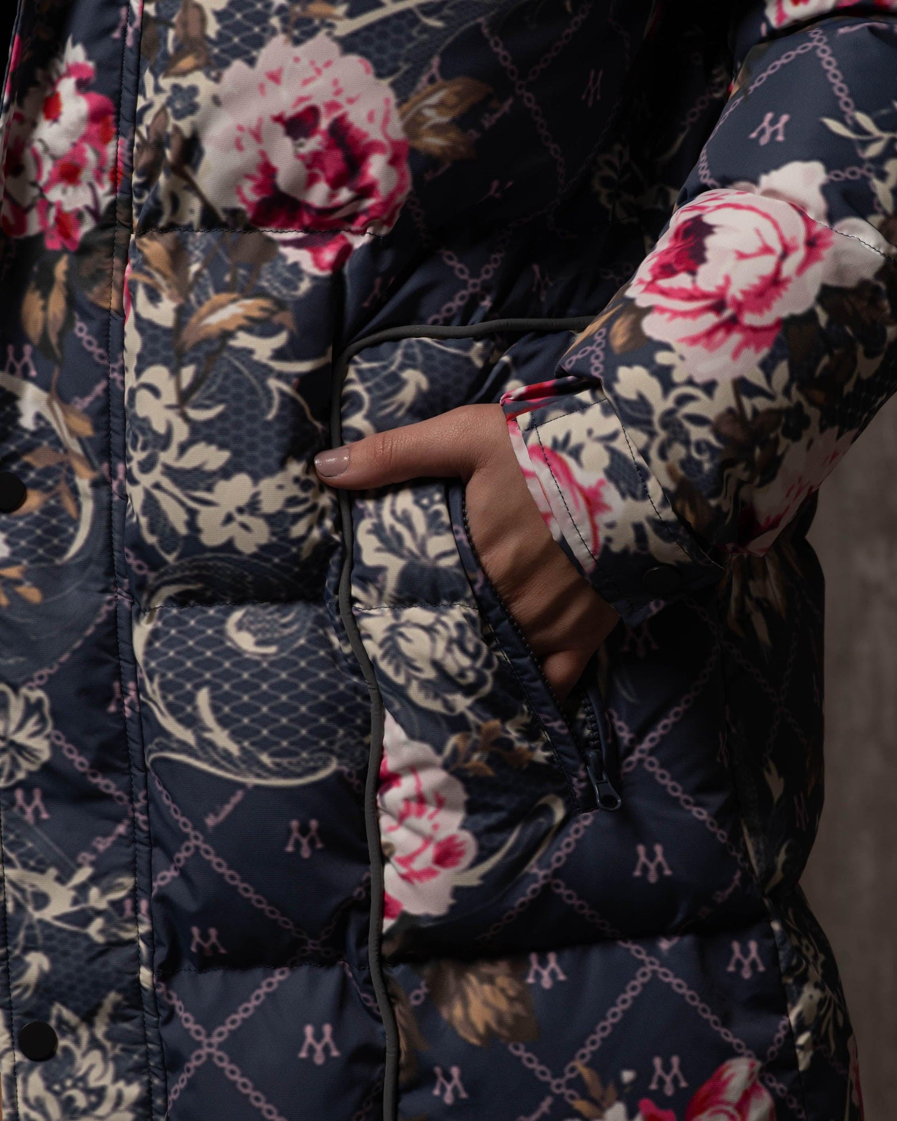 Navy/Print