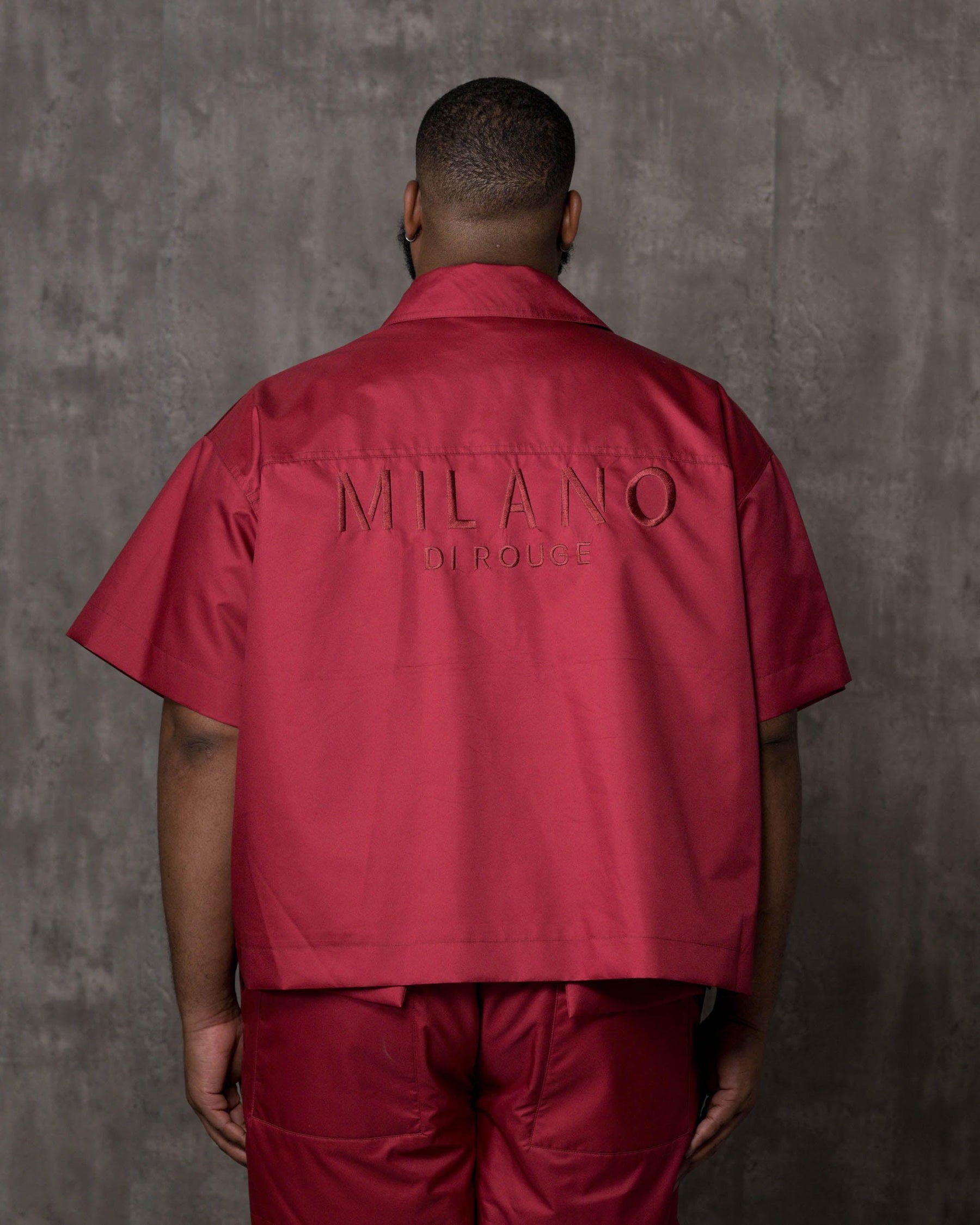 Telli Short Sleeve Windbreaker - Milano Di Rouge