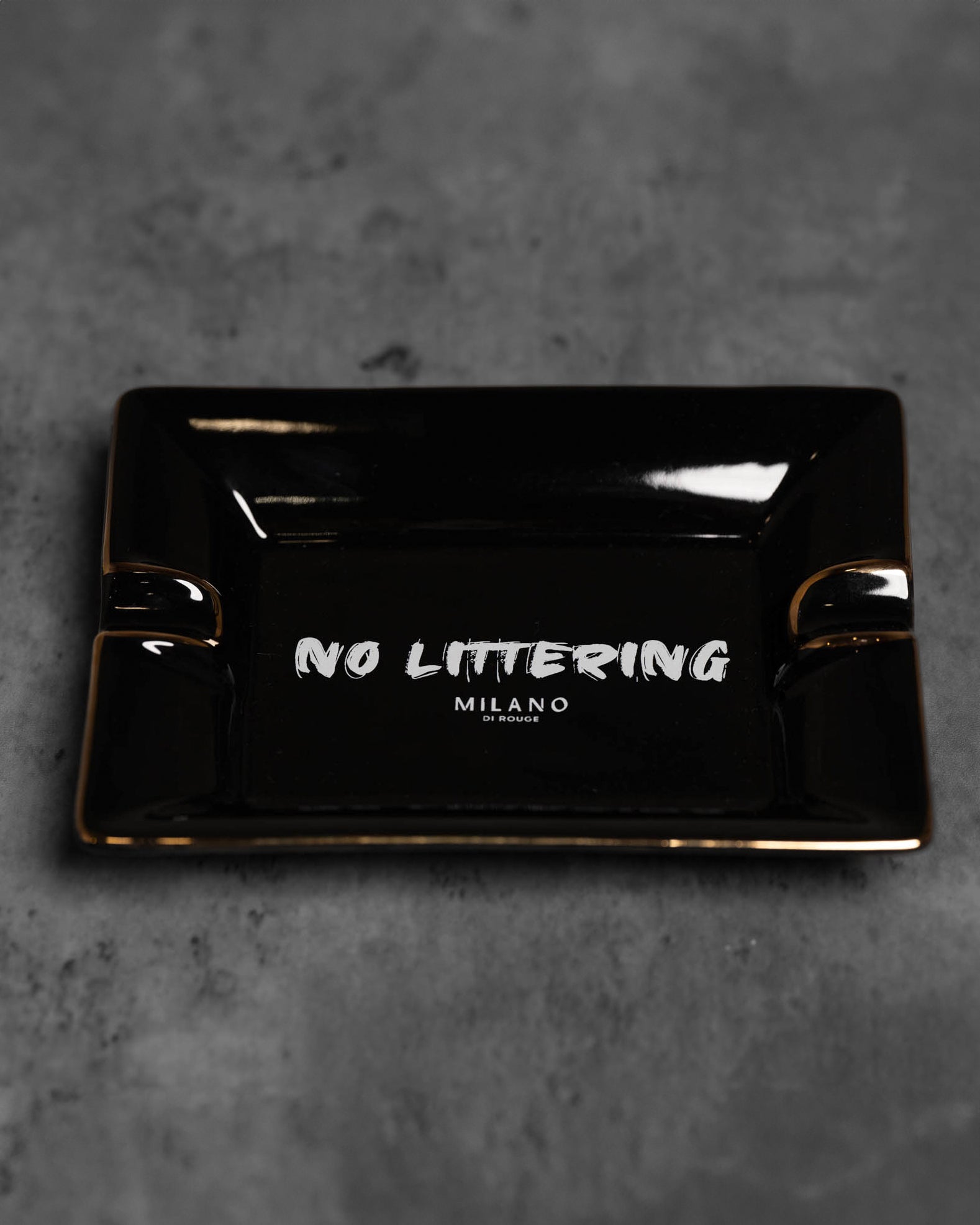 "No Littering" Ashtray