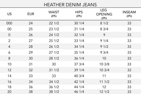 Heather Denim Jeans - Milano Di Rouge