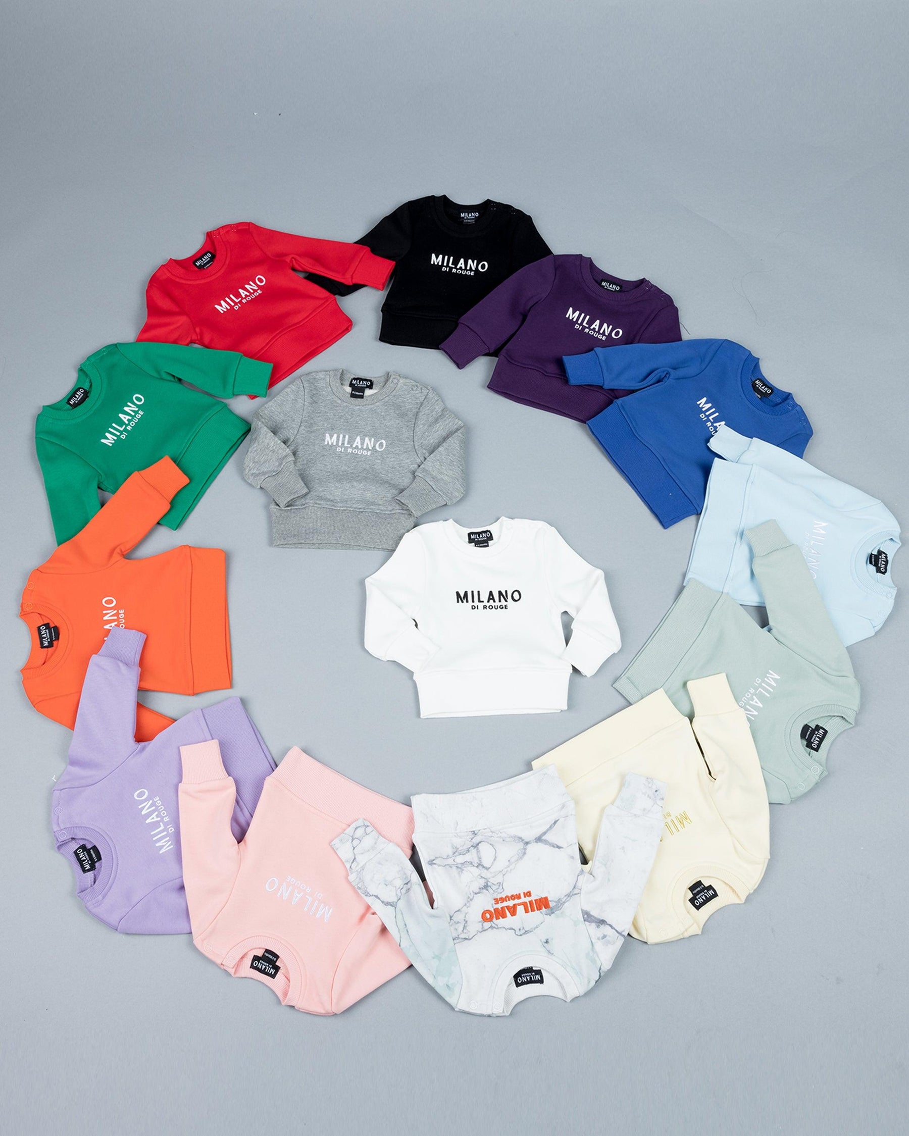 Babies Summer Signature Fleece Sweatshirt - Milano Di Rouge