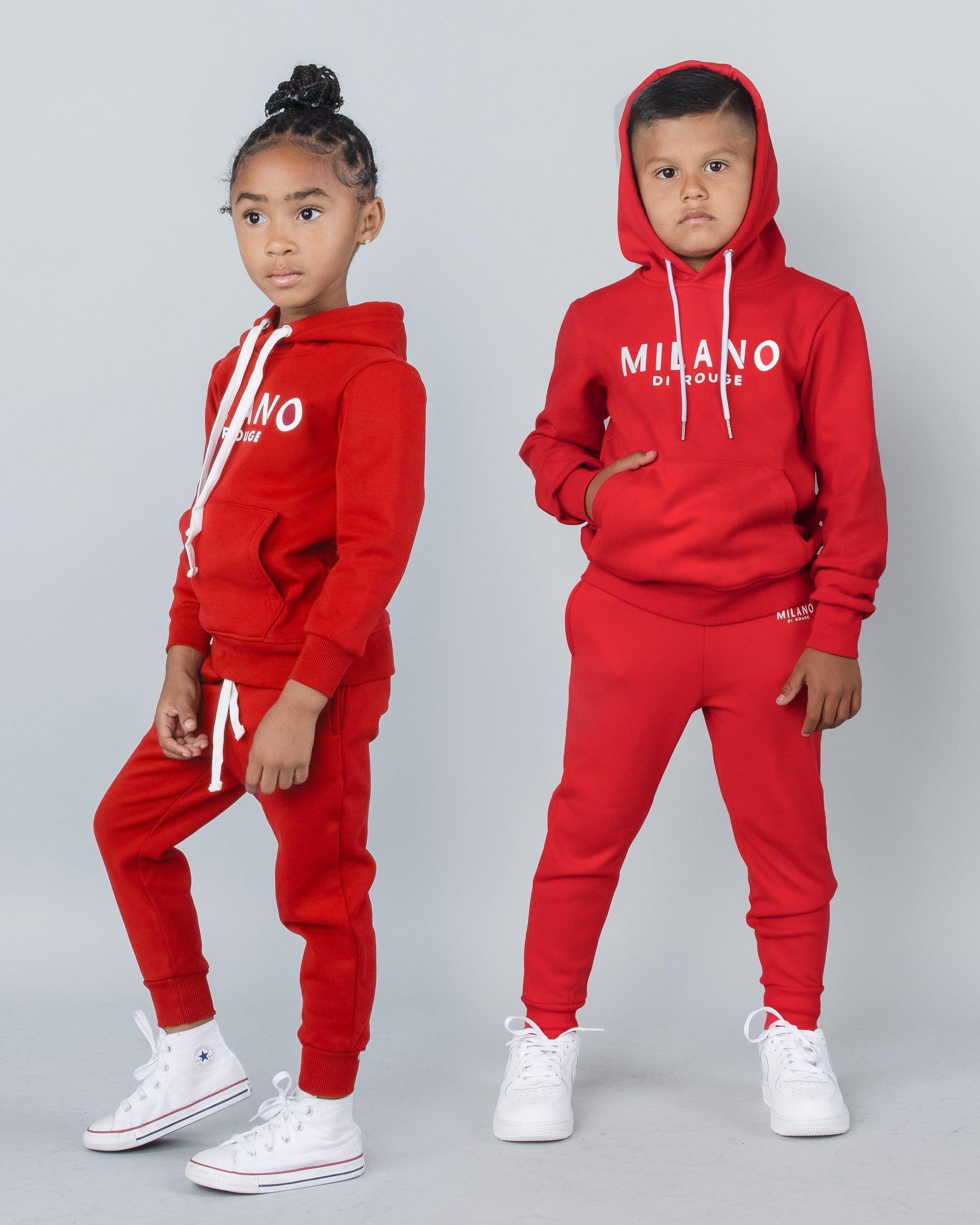 Lux Kids Hooded Signature Sweatsuit - Milano Di Rouge