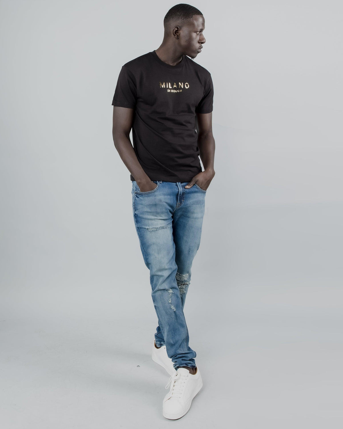 Men's Saint Signature Tee - Milano Di Rouge