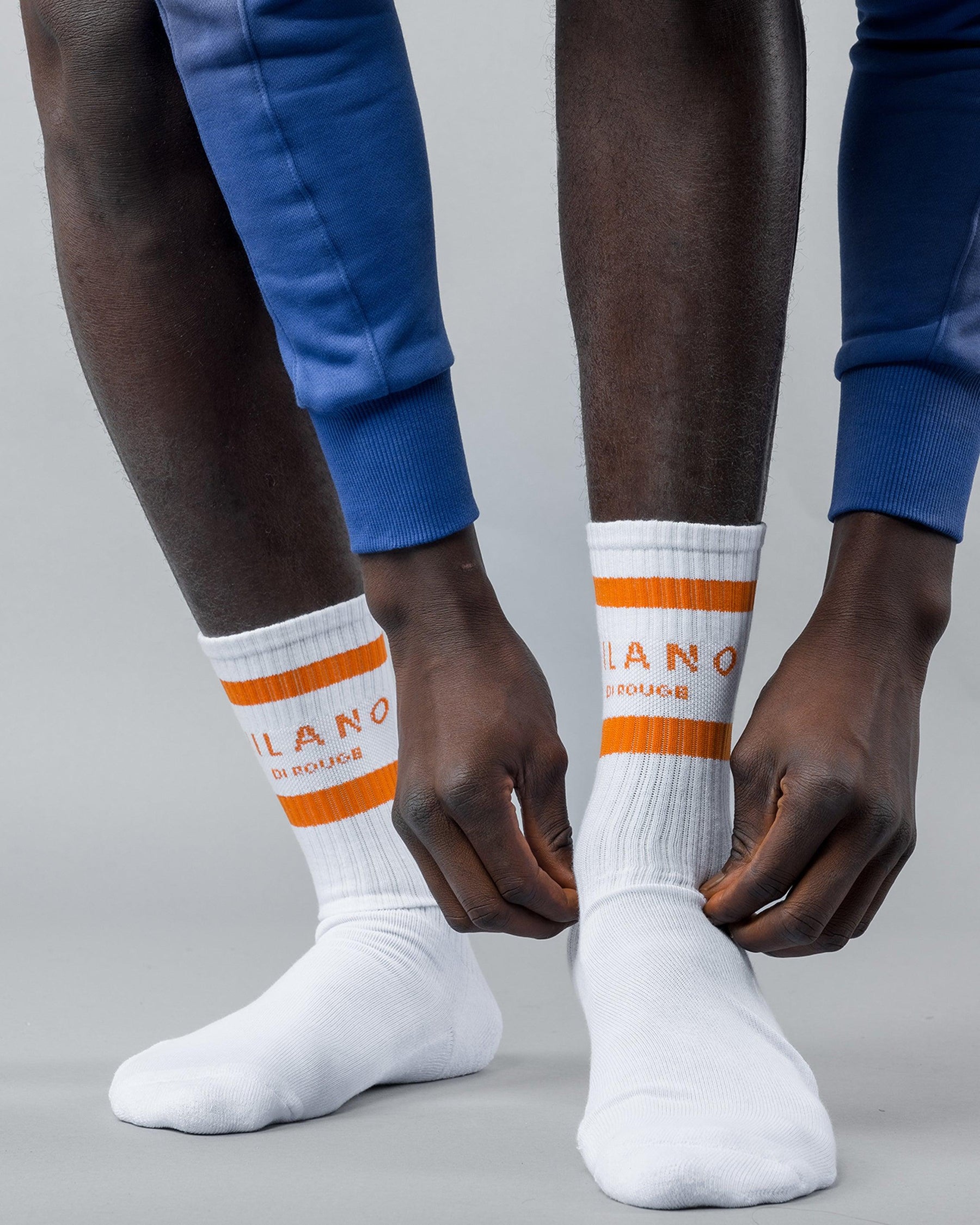 White/Orange