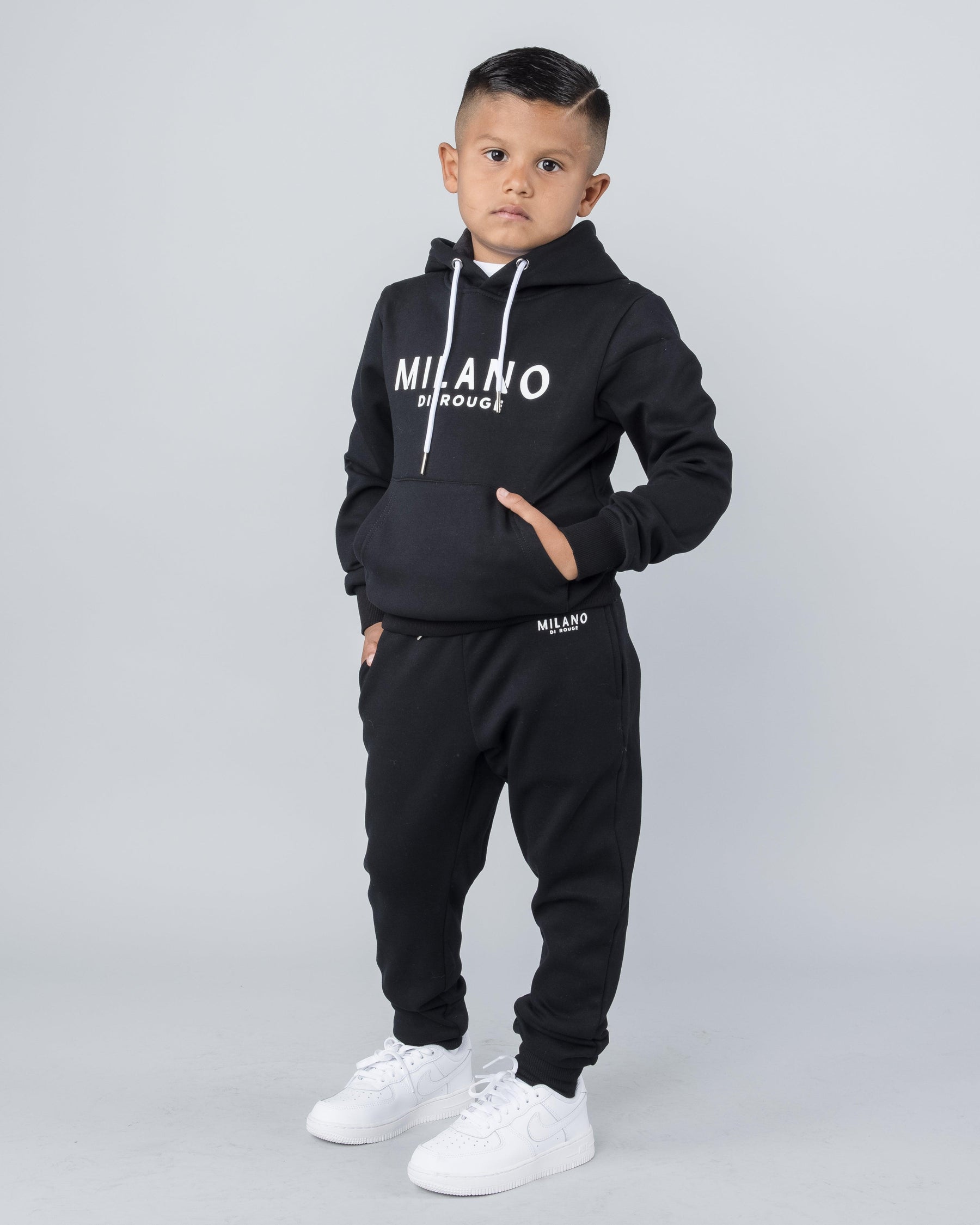 Lux Kids Hooded Signature Sweatsuit - Milano Di Rouge