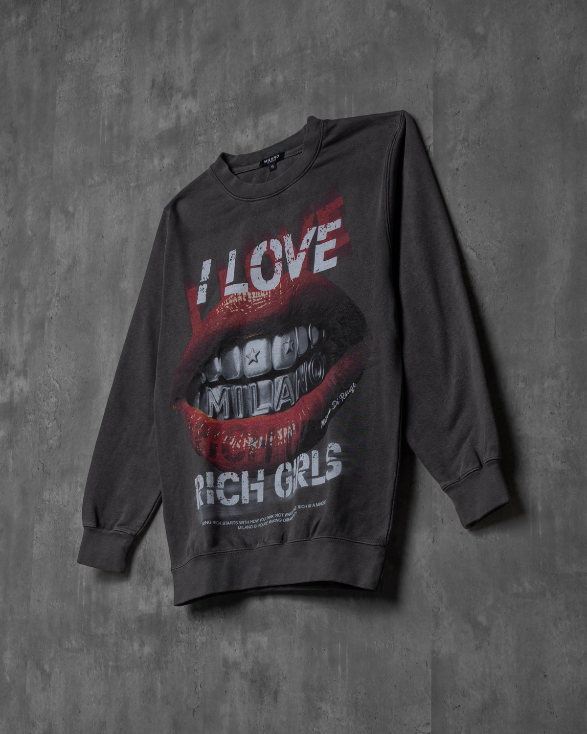 I Love Rich Girls Crewneck