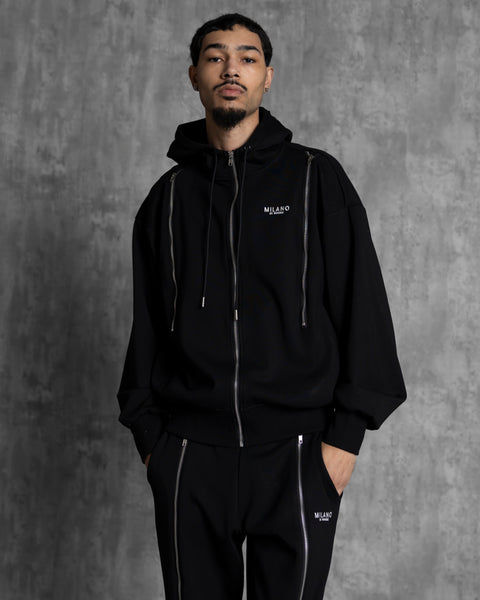 Ezra Zip Hoodie – Milano Di Rouge