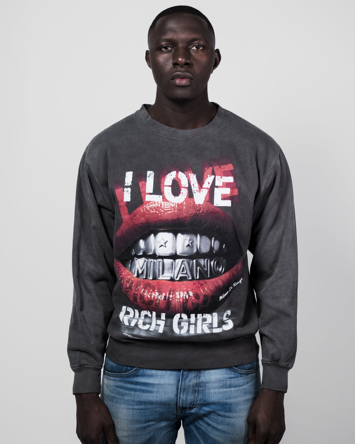 I Love Rich Girls Crewneck