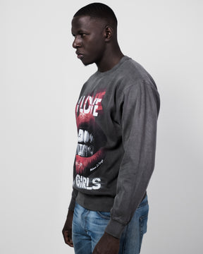 I Love Rich Girls Crewneck