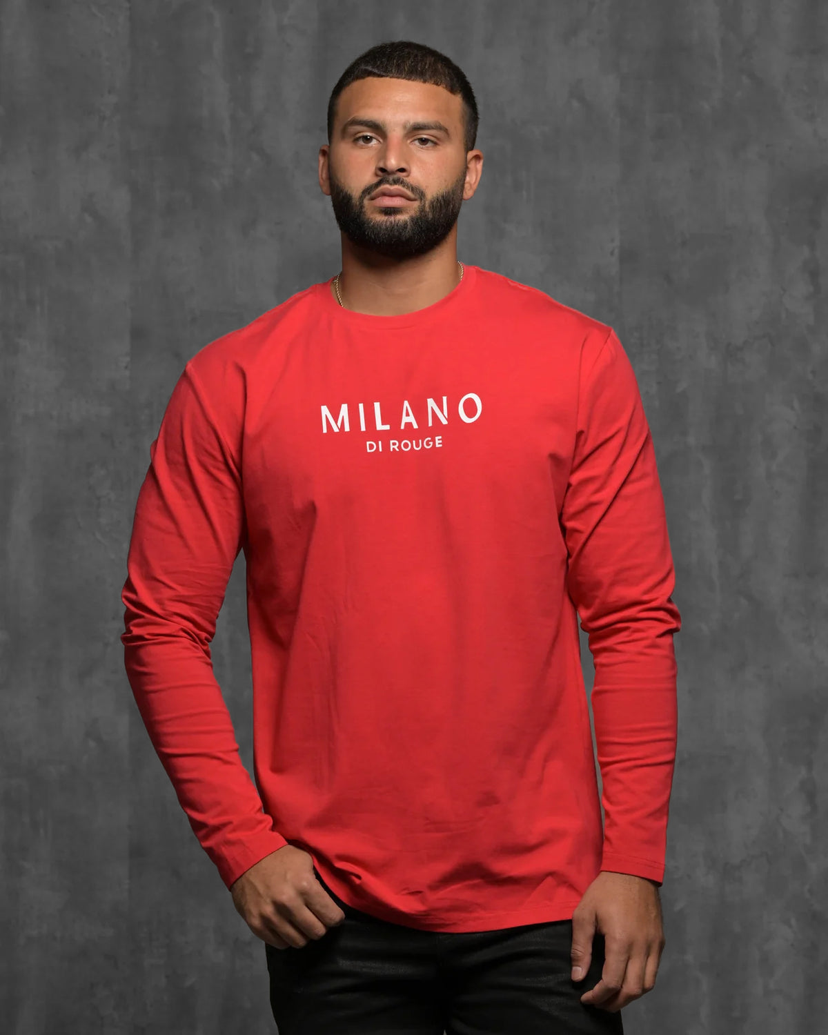 Men's Long Sleeve Lux Signature Tee