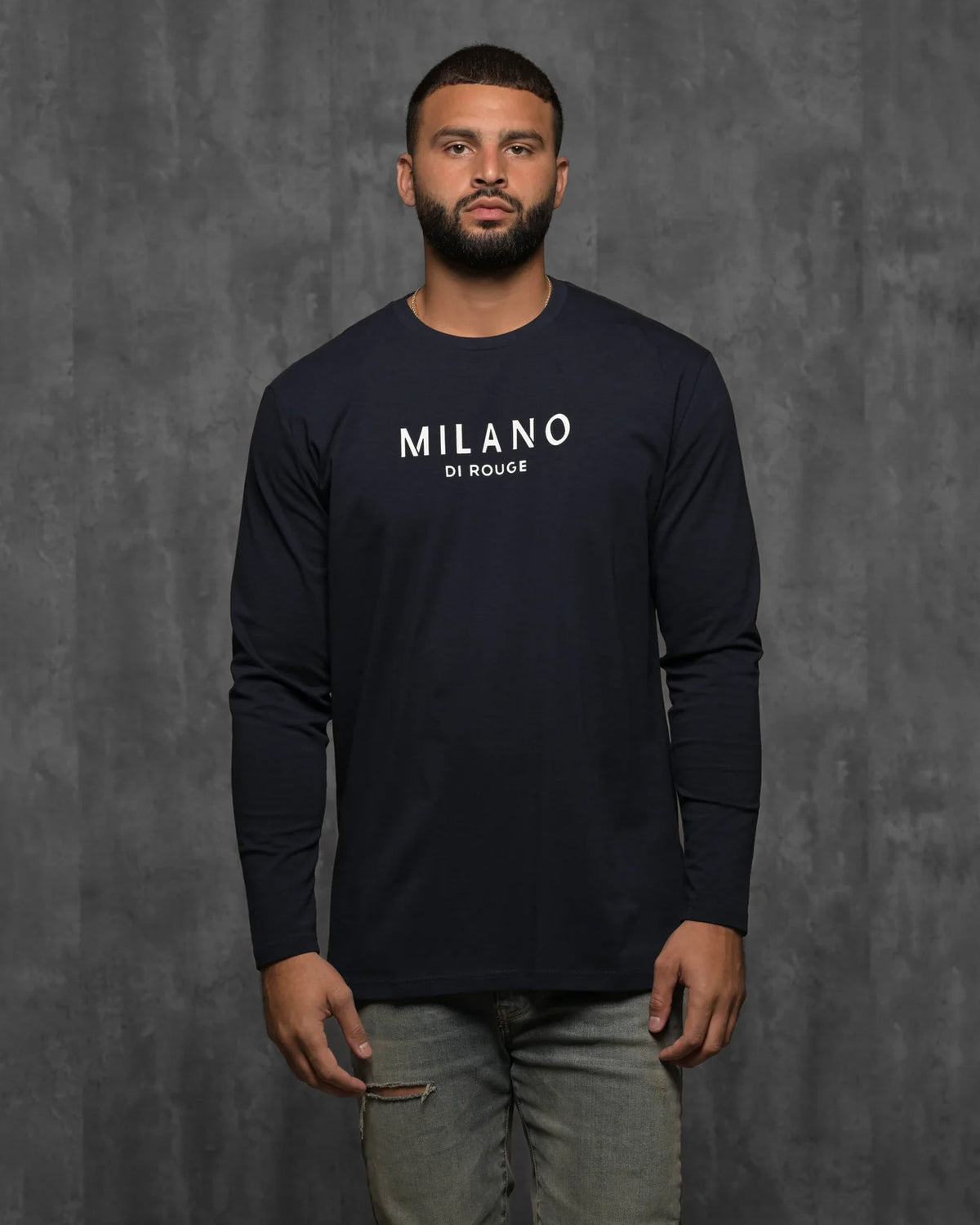 Men's Long Sleeve Lux Signature Tee