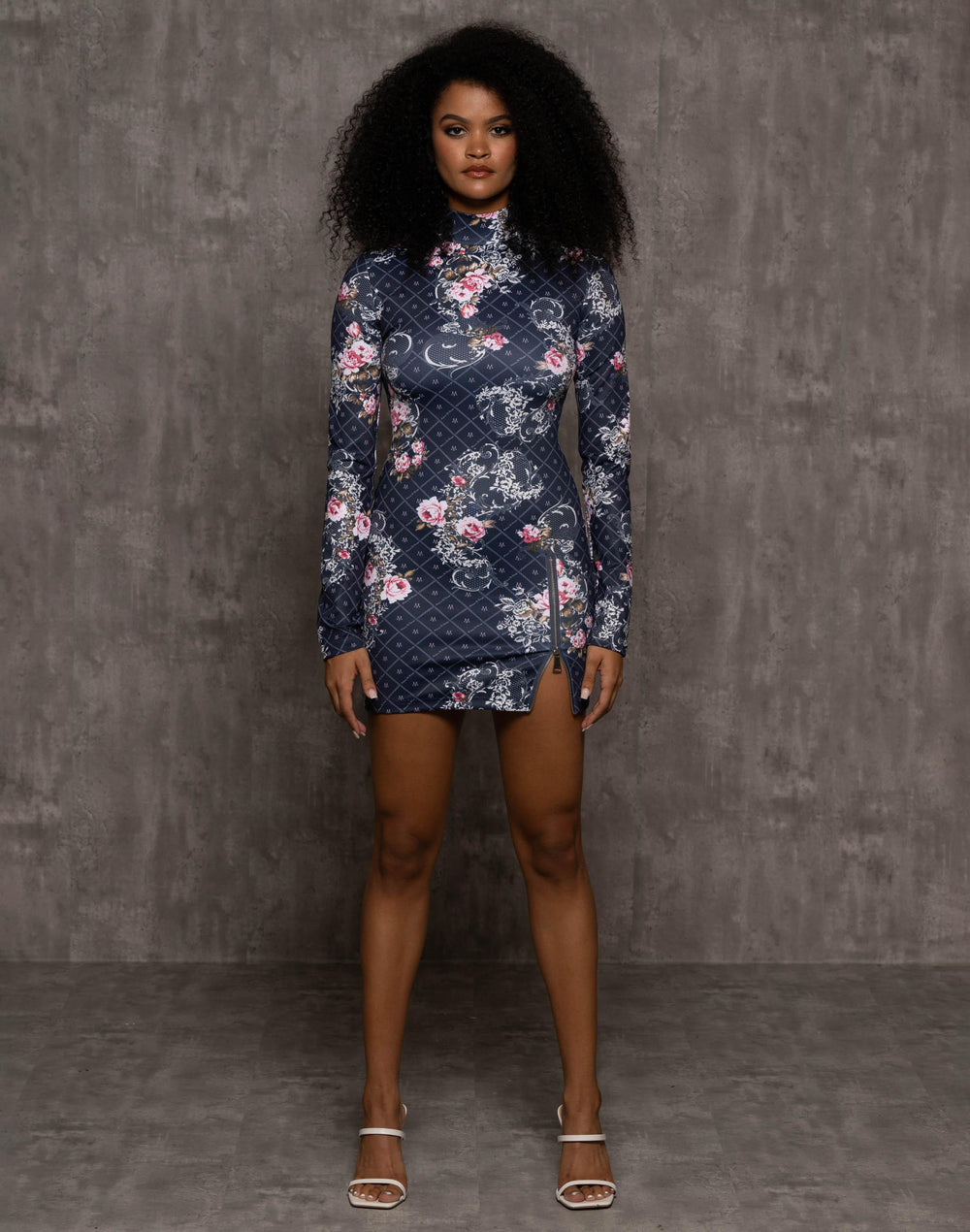 MUKTANK×Jqwention Black lace dress