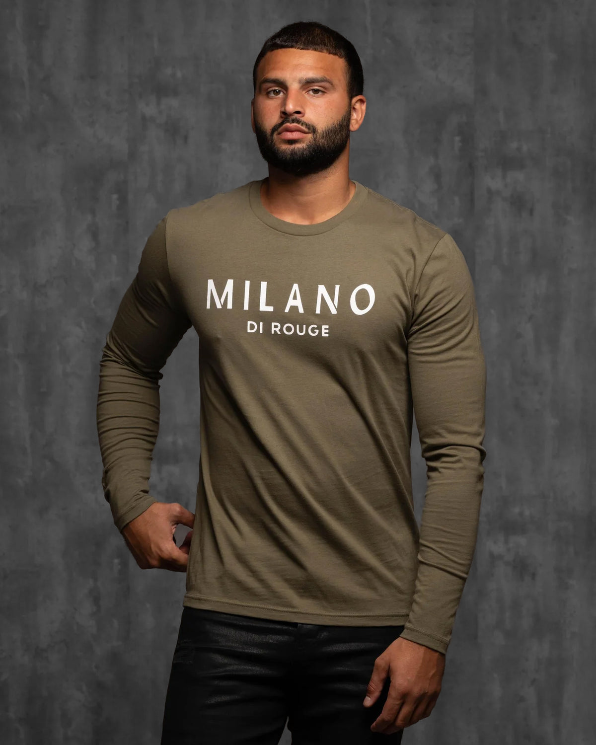 Men's Long Sleeve Lux Signature Tee