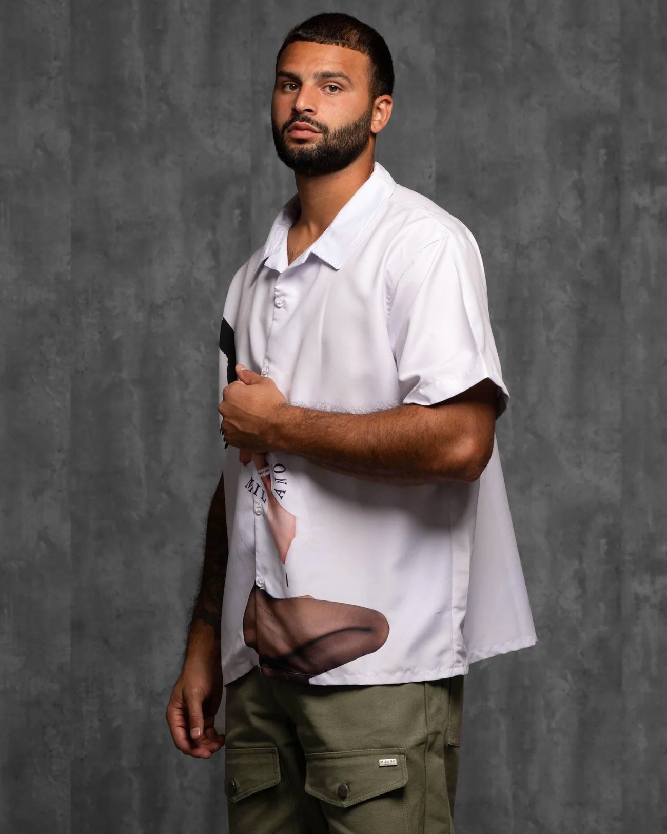 milano dress shirts 4-Way Stretch Dress Shirt