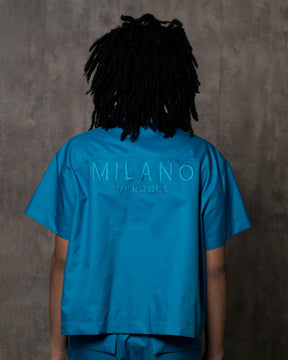 Telli Short Sleeve Windbreaker - Milano Di Rouge