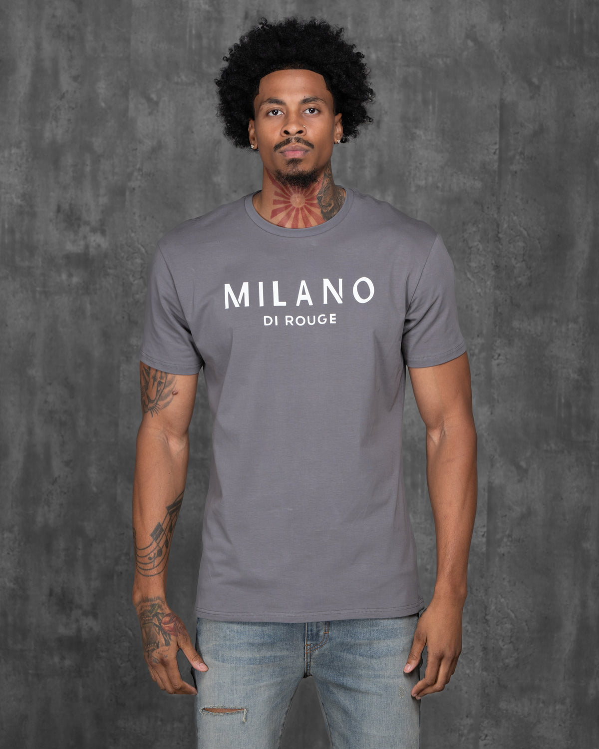 Men's Lux Signature Tee – Milano Di Rouge