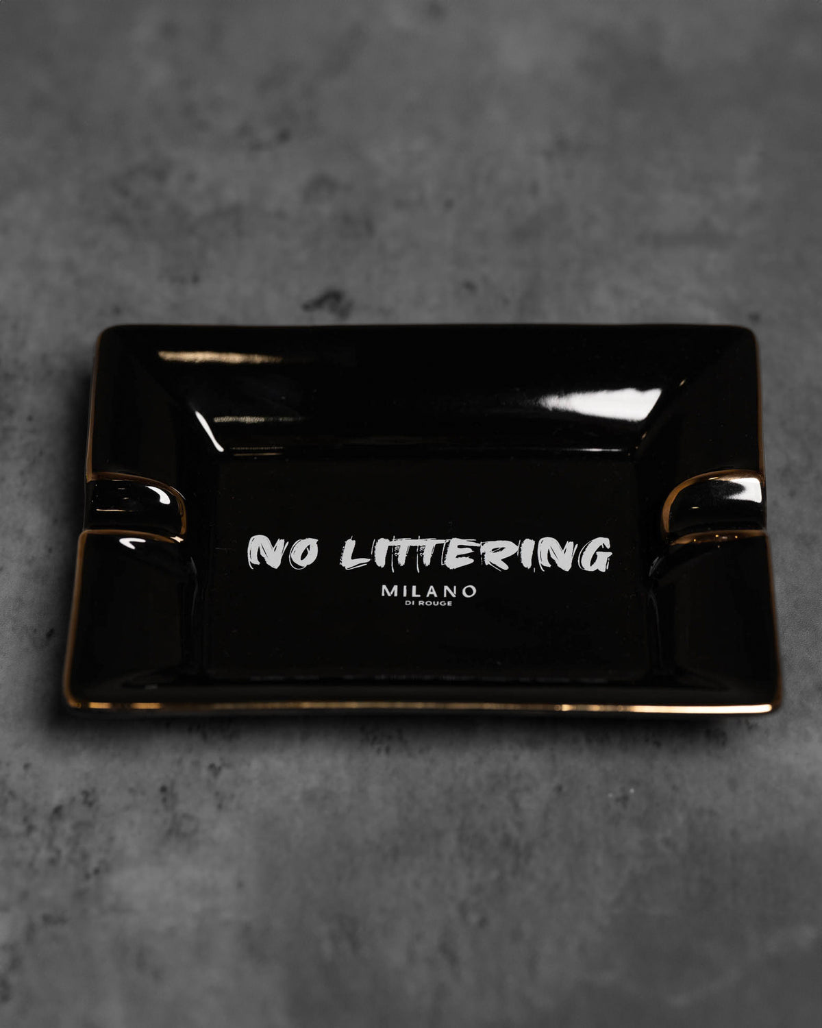 "No Littering" Ashtray
