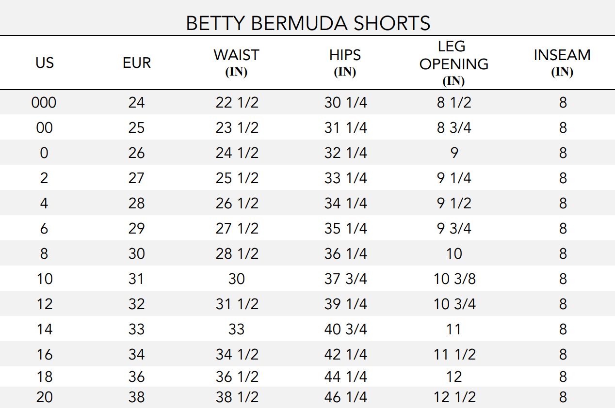 Betty Bermuda Shorts - Milano Di Rouge