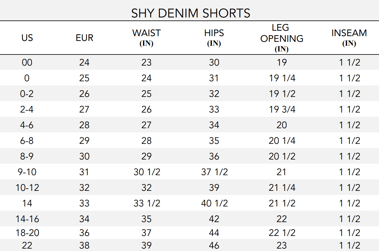 Shy Denim Shorts - Milano Di Rouge