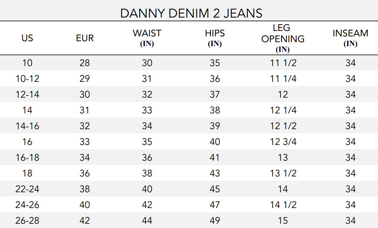 Danny Denim 2 Jeans - Milano Di Rouge