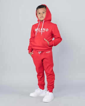Lux Kids Hooded Signature Sweatsuit - Milano Di Rouge