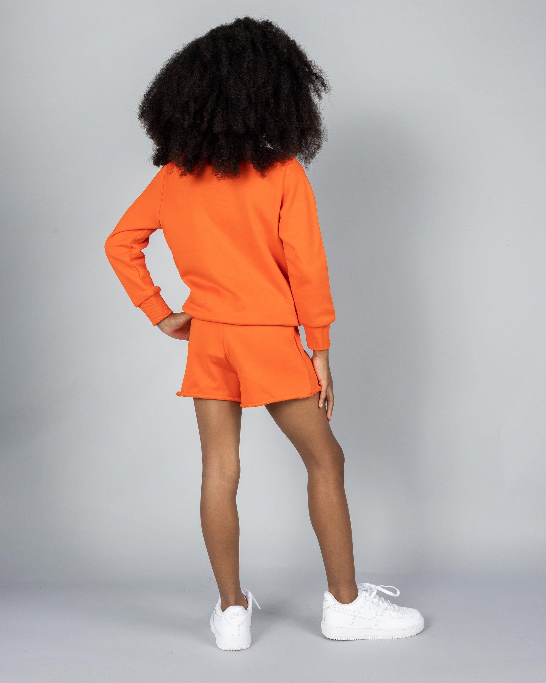 Kids Girl Summer Signature Fleece Shorts - Milano Di Rouge